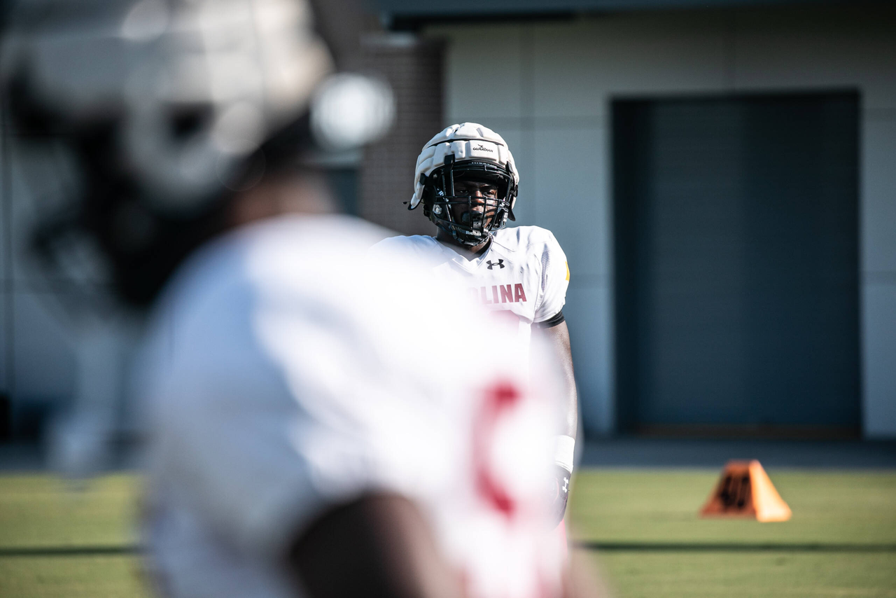 Mohamed Kaba (32) | Tuesday, Sept. 8, 2020 | Ken & Cyndi Long Football Operations Center | Columbia, S.C. | Photos by South Carolina Athletics