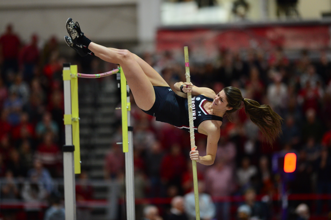 Adele Blalock in action at the SEC Championships | Feb. 22-23 | Photo by Gunnar Rathbun