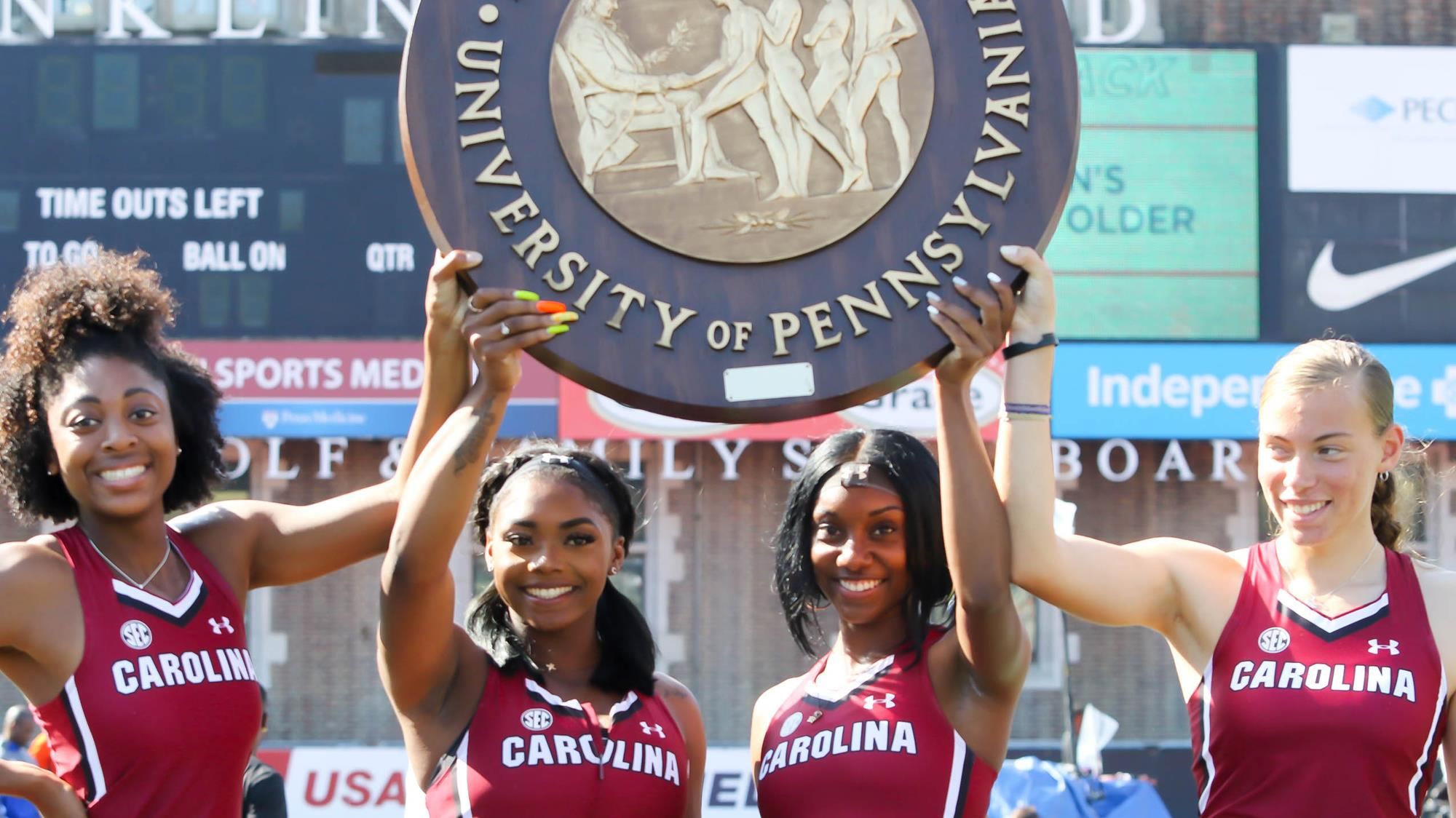 South Carolina Wins Four Events Friday at Penn Relays