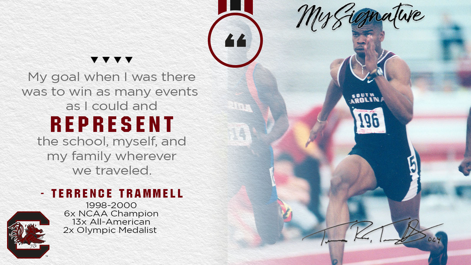 My Signature: Terrence Trammell is Humble in Having Jersey Retired