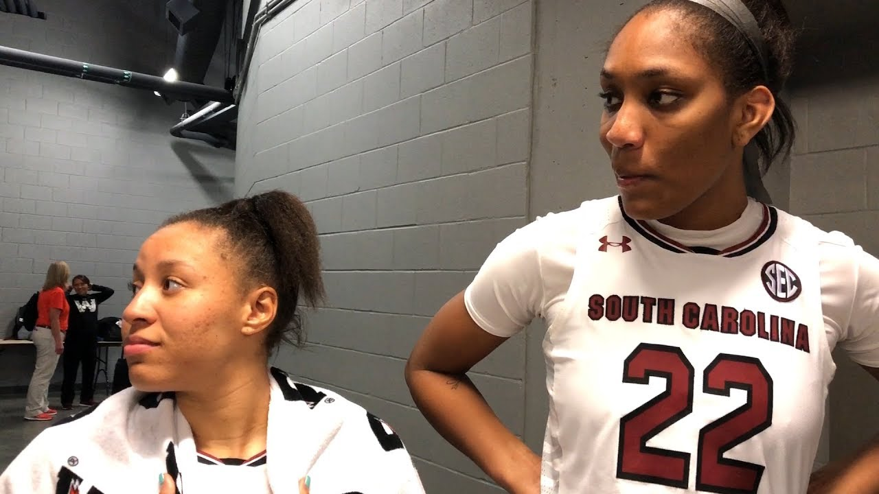 POST-GAME: Lindsey Spann, A'ja Wilson on Clemson — 11/16/17