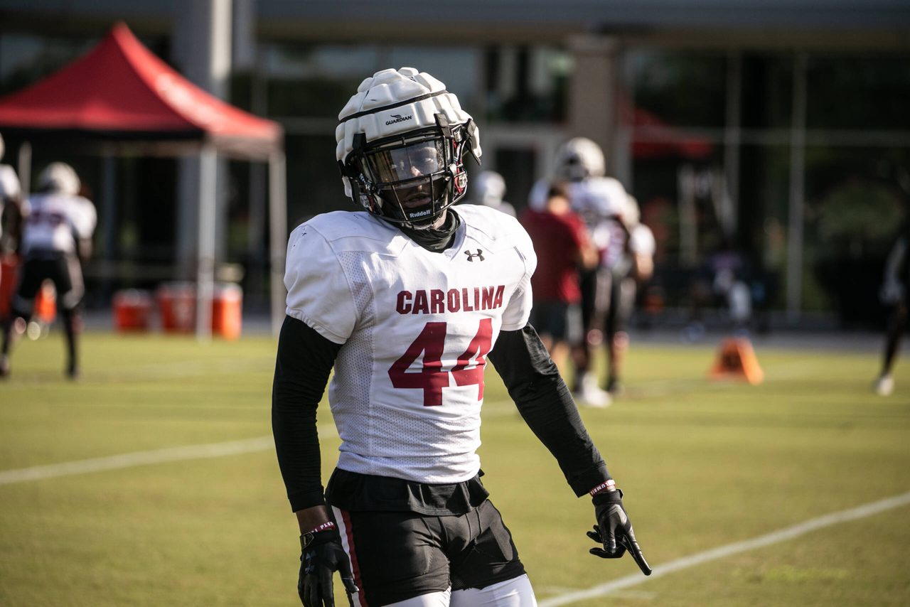 Sherrod Greene (44) | Thursday, Aug. 27, 2020 | Ken & Cyndi Long Football Operations Center | Columbia, S.C. | Photos by South Carolina Athletics