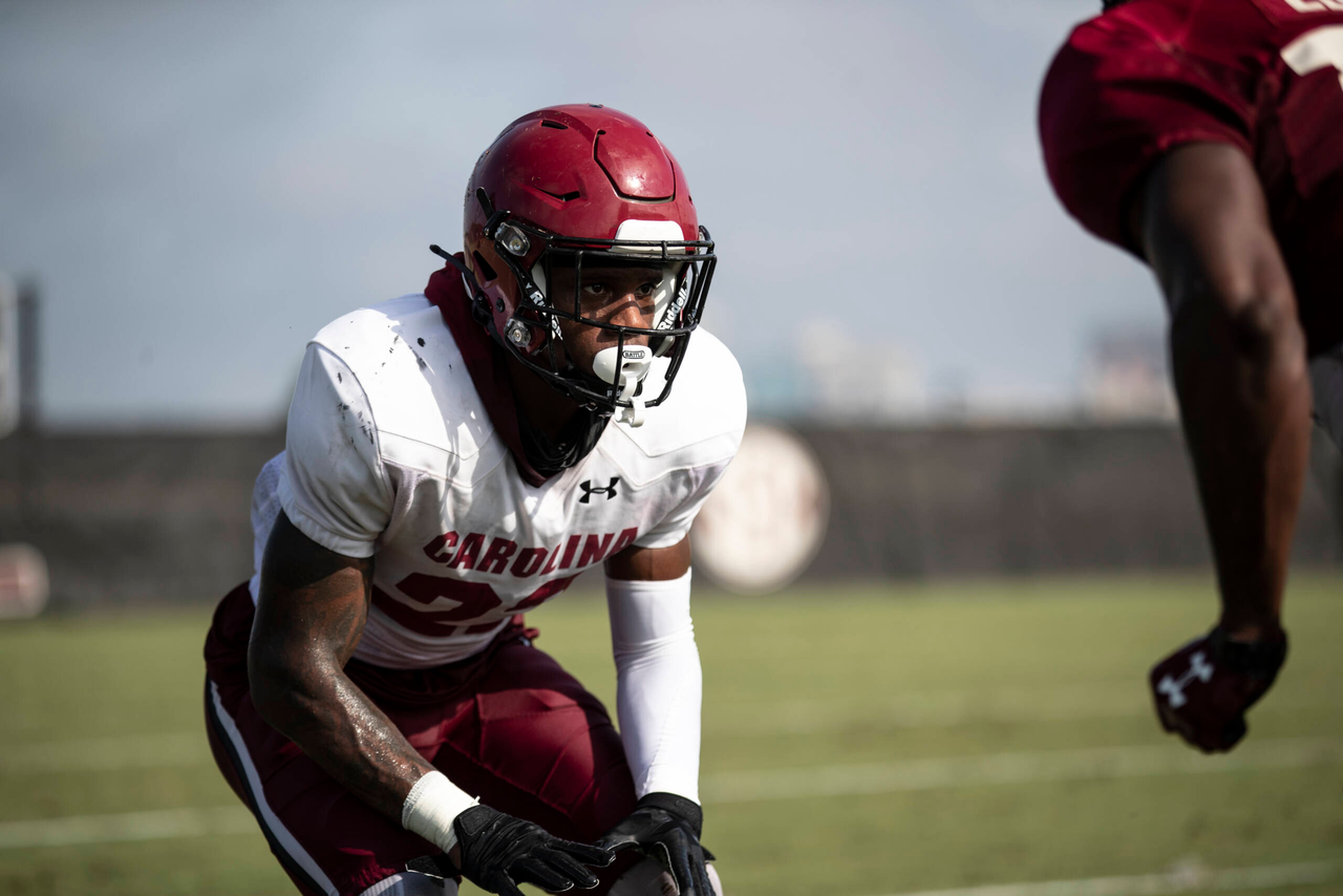 John Dixon (22) | Tuesday, Sept. 1, 2020 | Ken & Cyndi Long Football Operations Center | Columbia, S.C. | Photos by South Carolina Athletics
