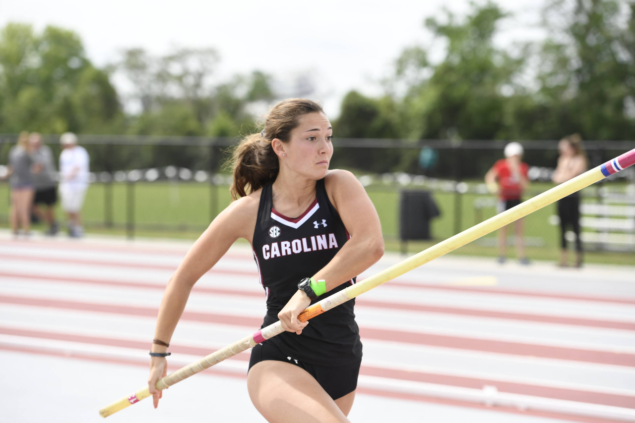 Pressley Perry in action at the 2019 Gamecock Invitational | April 13, 2019 | Photo by Allen Sharpe