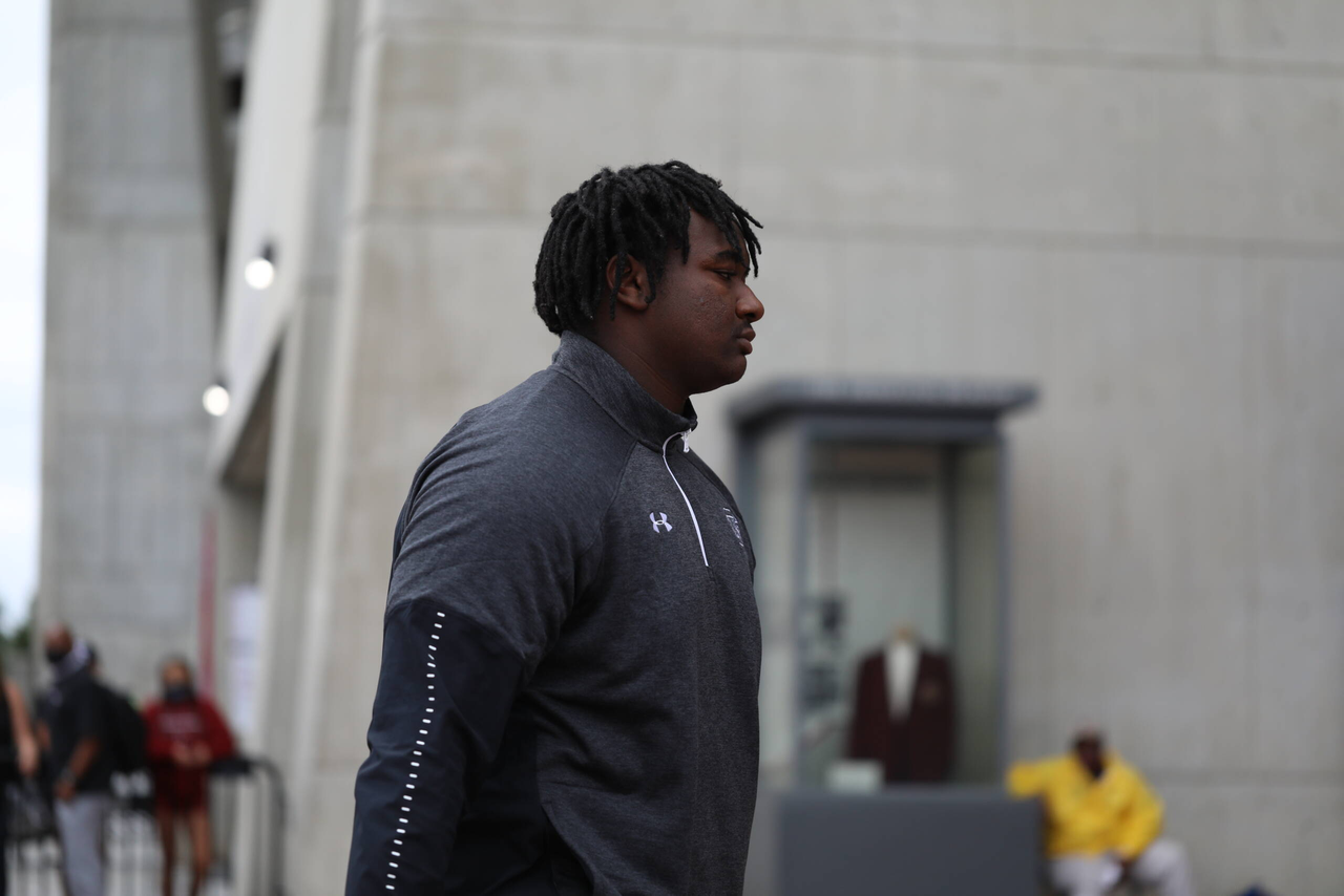 Jaylen Nichols (52) | Saturday, Sept. 26, 2020 | Williams-Brice Stadium | Columbia, S.C. | Photos by South Carolina Athletics