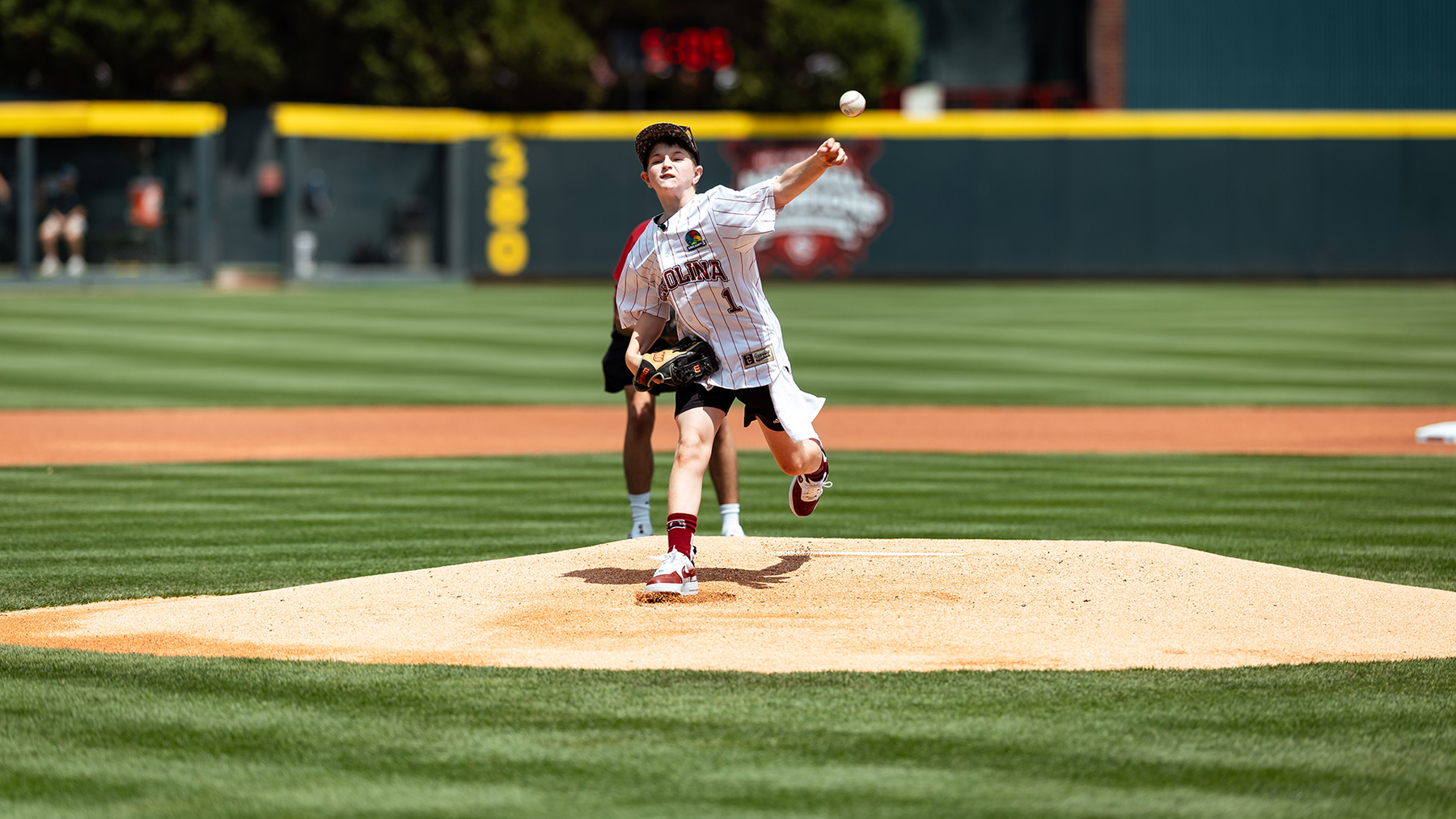 Founders Park Becomes Field of Dreams for Local Youngster