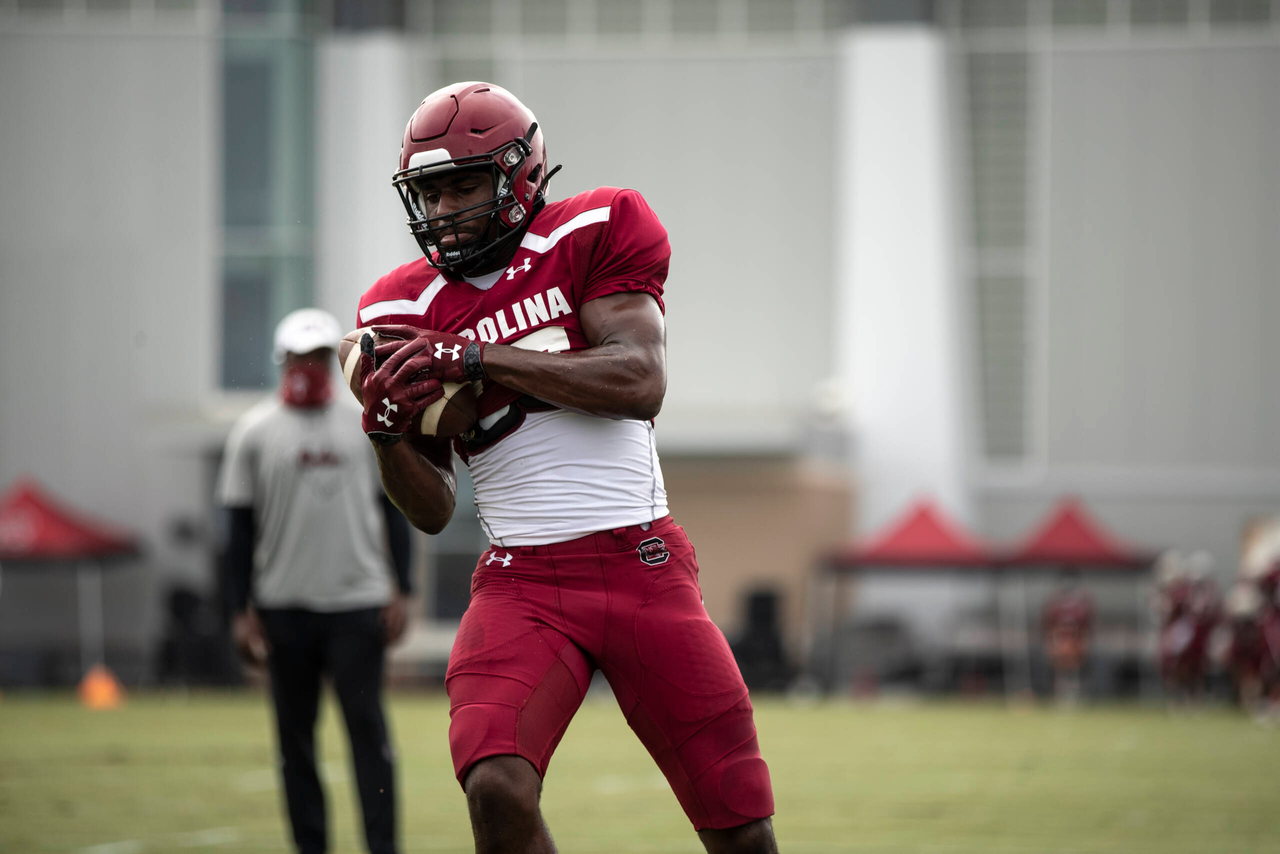 Xavier Legette (17) | Tuesday, Sept. 1, 2020 | Ken & Cyndi Long Football Operations Center | Columbia, S.C. | Photos by South Carolina Athletics