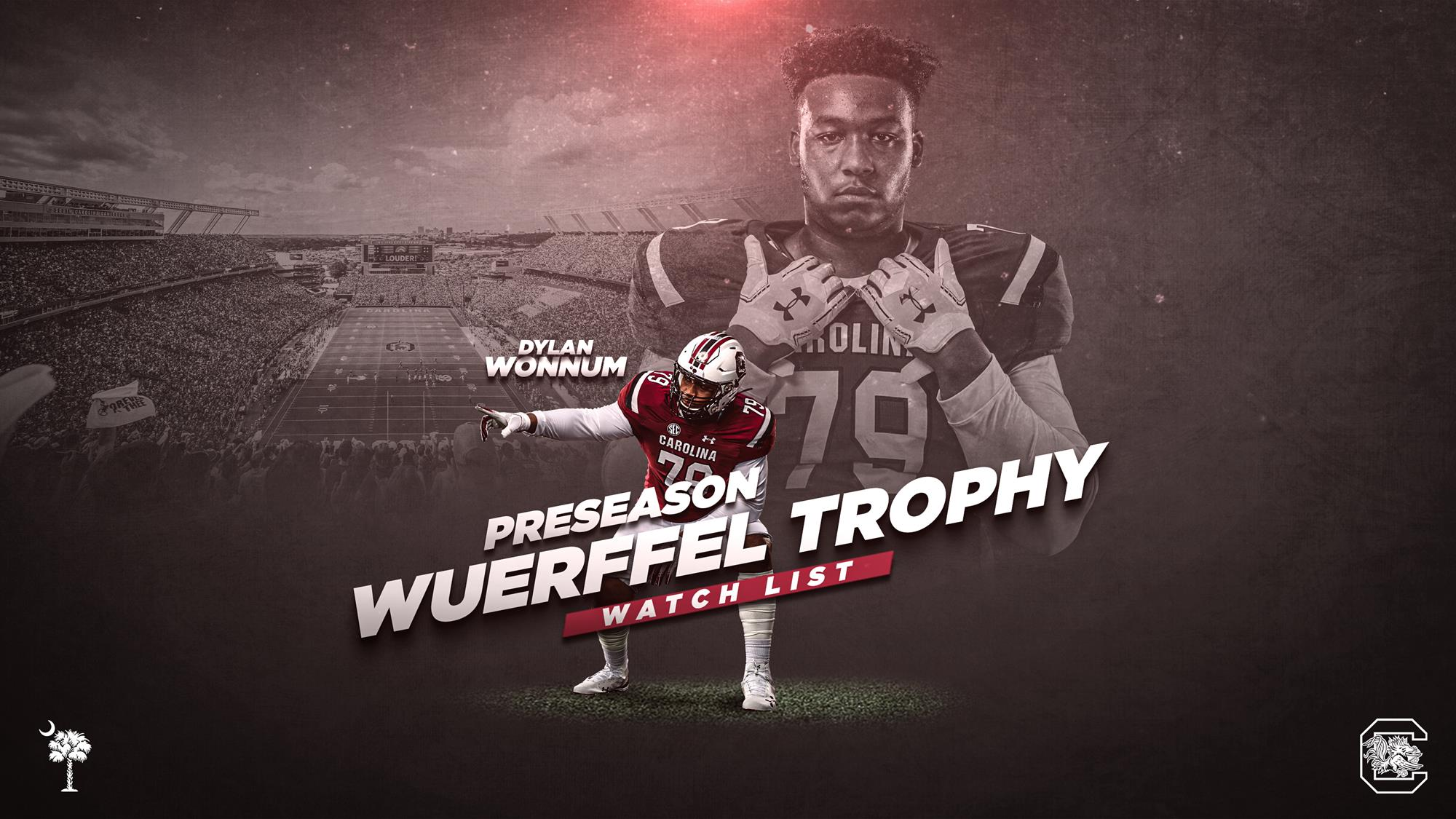Wonnum Nominated for Wuerffel Trophy