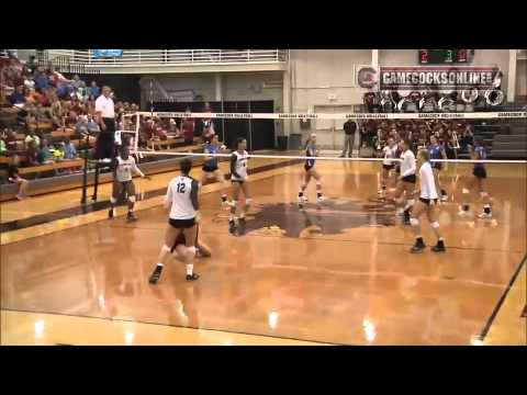 Highlights: South Carolina Volleyball vs. Presbyterian - 2013