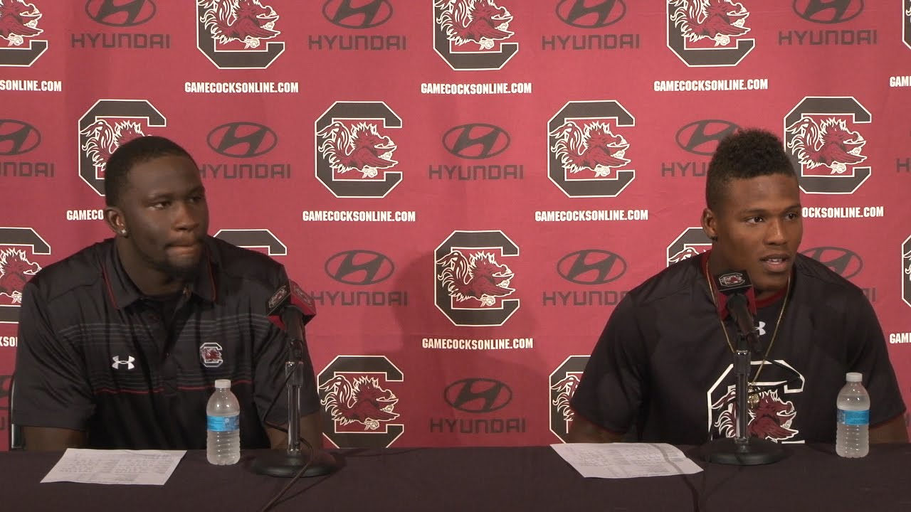 Jerell Adams & Pharoh Cooper Post-Game Press Conference (Central Florida) - 9/26/15