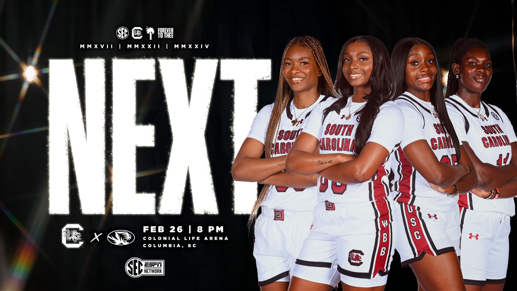 Gamecocks Host Missouri on Senior Night Thursday