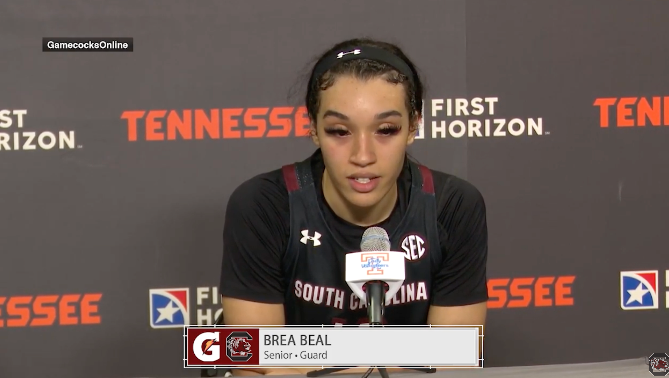 Postgame Press Conference: Tennessee - Brea Beal
