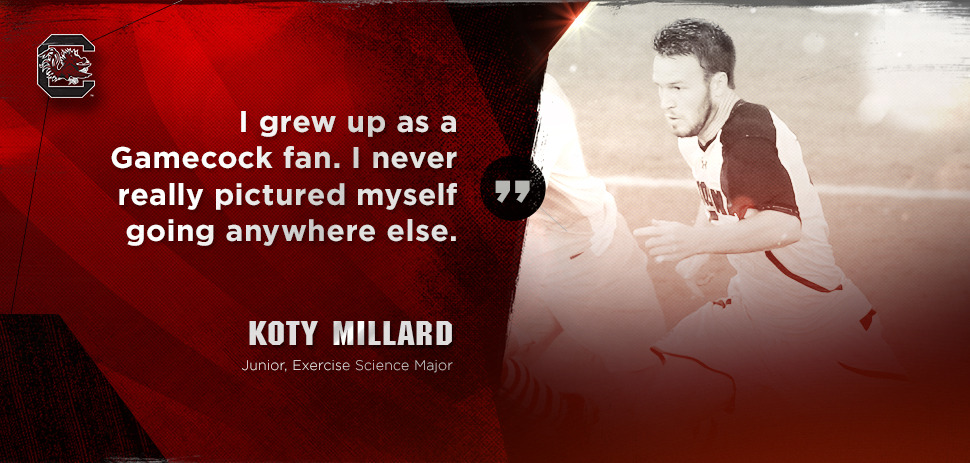 Millard's Determination Sparks Gamecock Soccer
