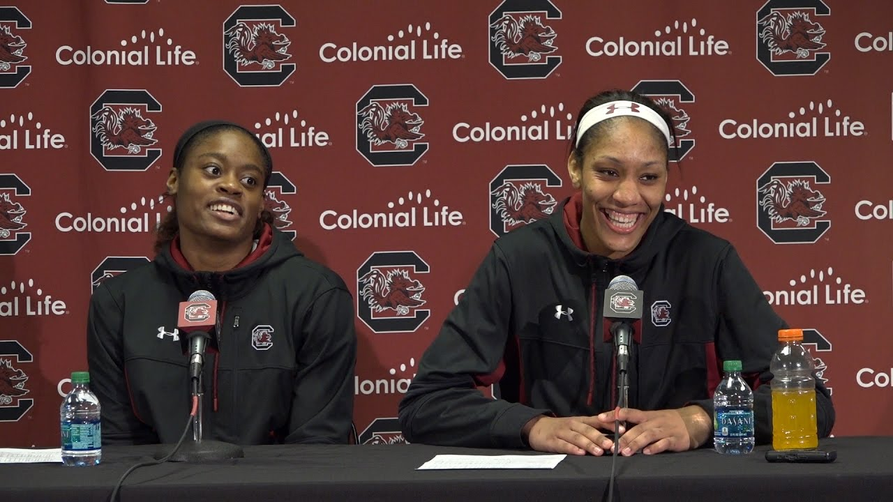 POST-GAME: Kaela Davis, A'ja Wilson on Kentucky — 2/26/17