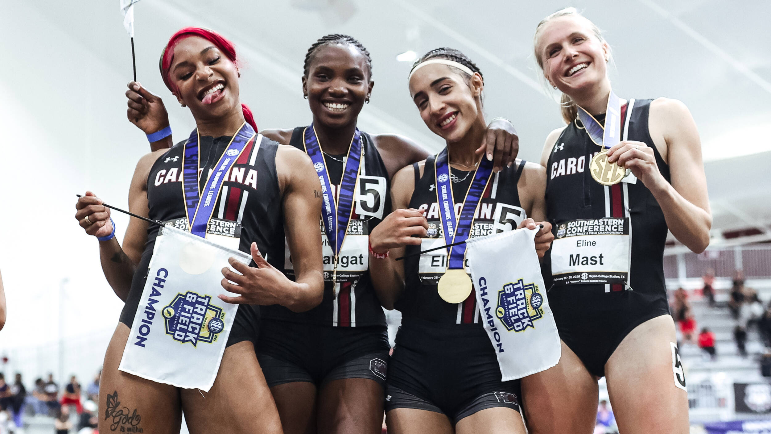 Gamecocks Capture Trio of Golds on Day One of SEC Indoor Championship