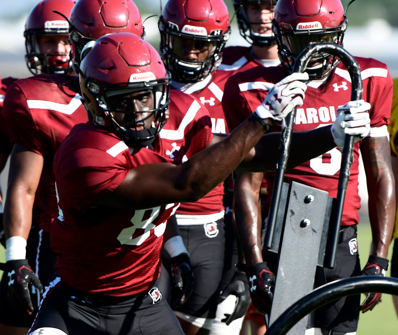 Chavis Dawkins at practice | Aug. 6, 2018 | Photo by Allen Sharpe