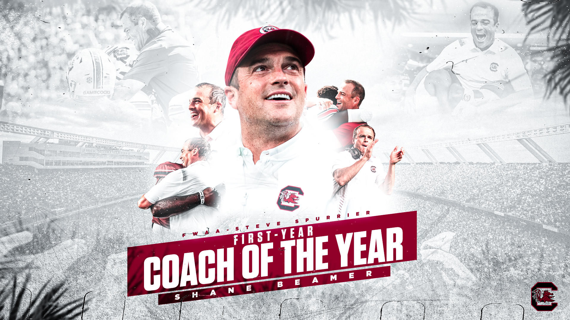 Beamer Named Co-Winner of the Steve Spurrier First-Year Coach of the Year