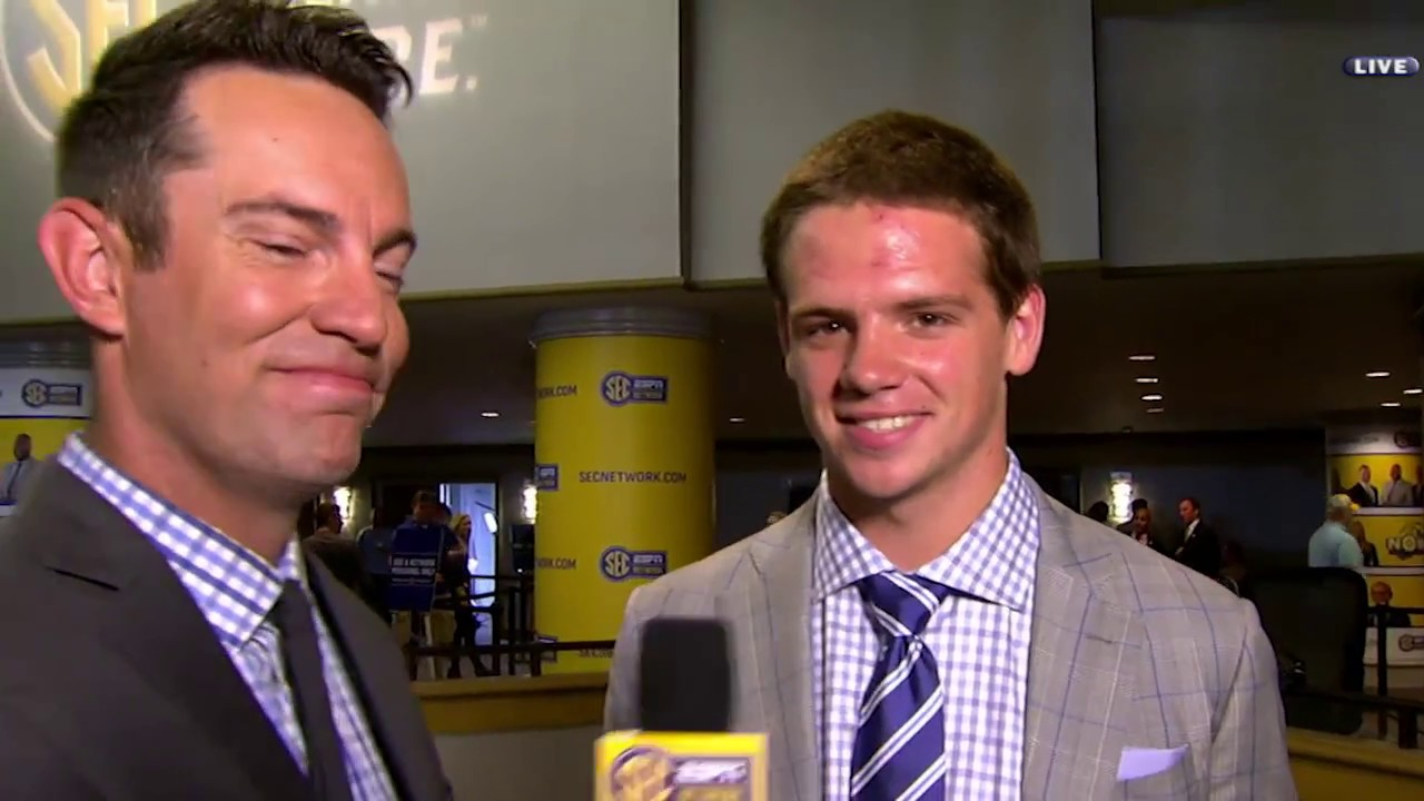 Jake Bentley at SEC Media Days — 7/13/17