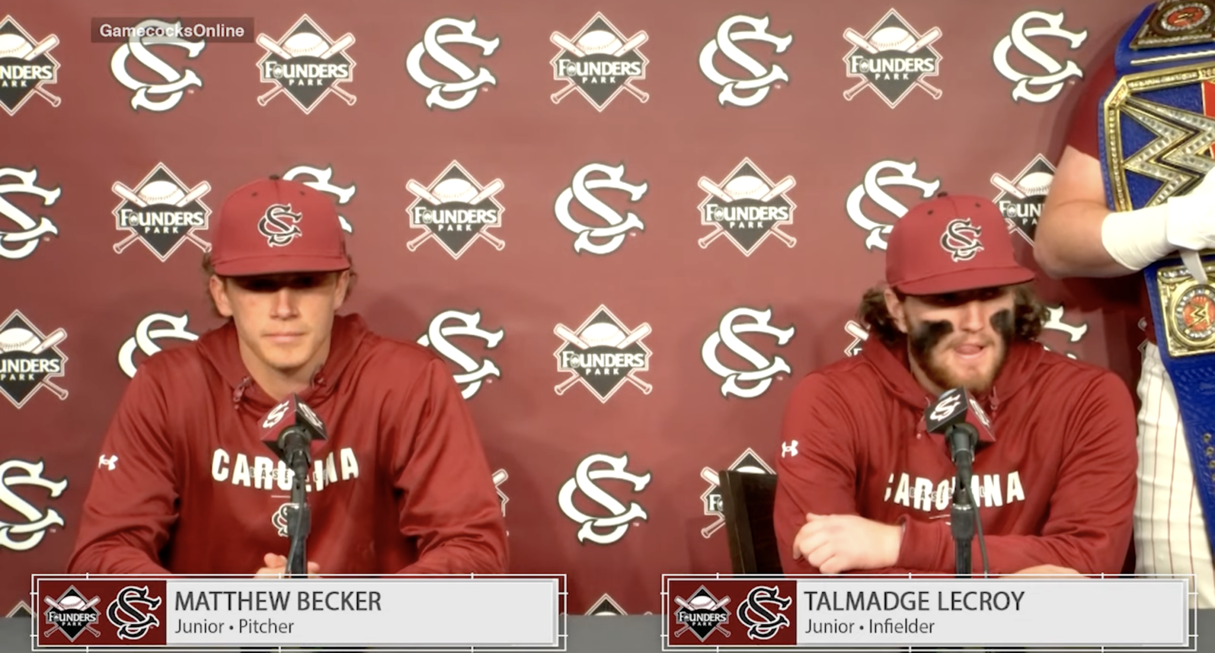 BSBL PostGame News Conference: Matthew Becker and Talmadge LeCroy - (Queens)