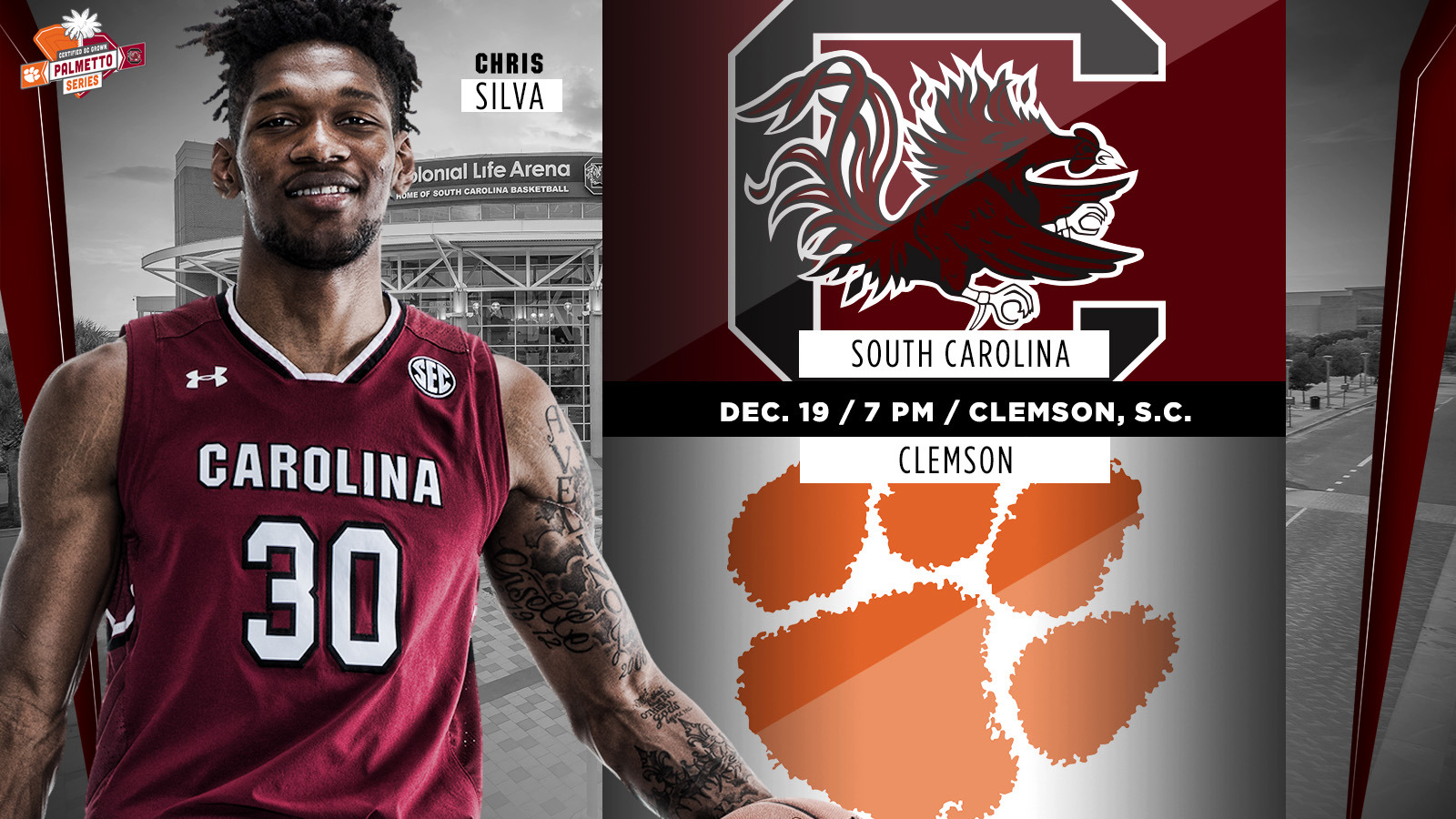 Gamecocks Set To Face Clemson In The Upstate Tuesday Night