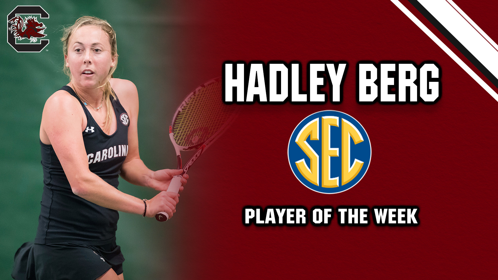 No. 29 Berg Named SEC Player Of The Week