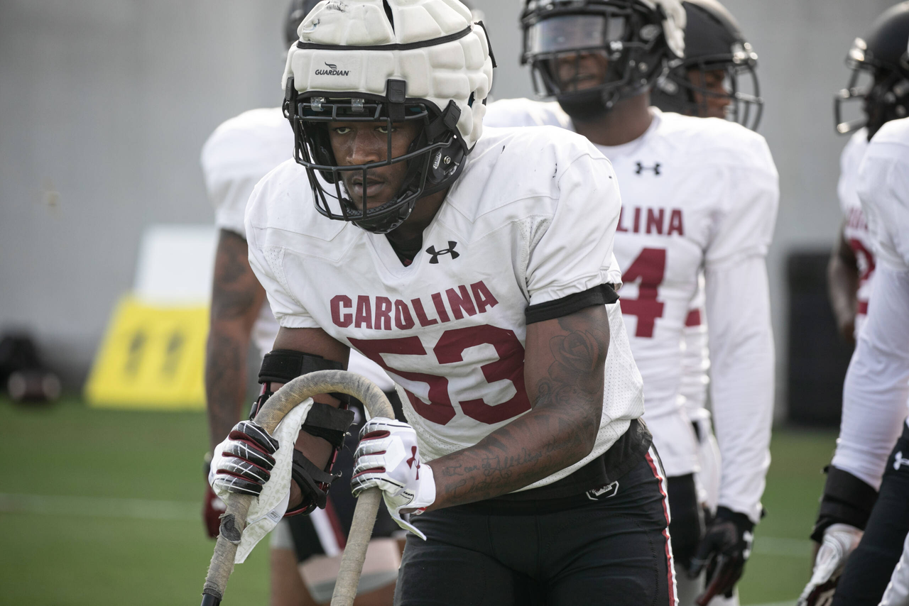 Ernest Jones (53) | Tuesday, Sept. 15, 2020 | Ken & Cyndi Long Football Operations Center | Columbia, S.C. | Photos by South Carolina Athletics