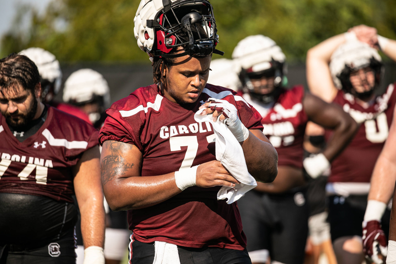 Eric Douglas (71) | Wednesday, Aug. 19, 2020 | Ken & Cyndi Long Football Operations Center | Columbia, S.C. | Photos by South Carolina Athletics