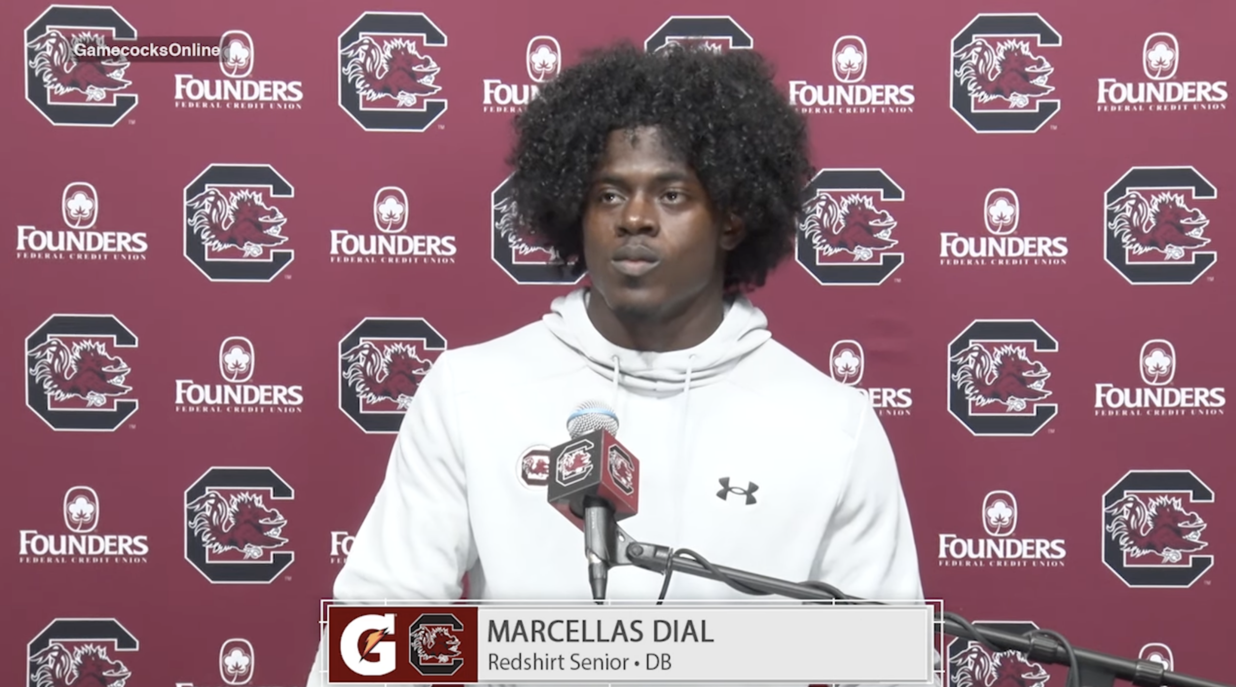 Football: Marcellas Dial News Conference