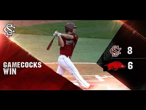 HIGHLIGHTS: Baseball Defeats Arkansas 8-6 (3/20/16)