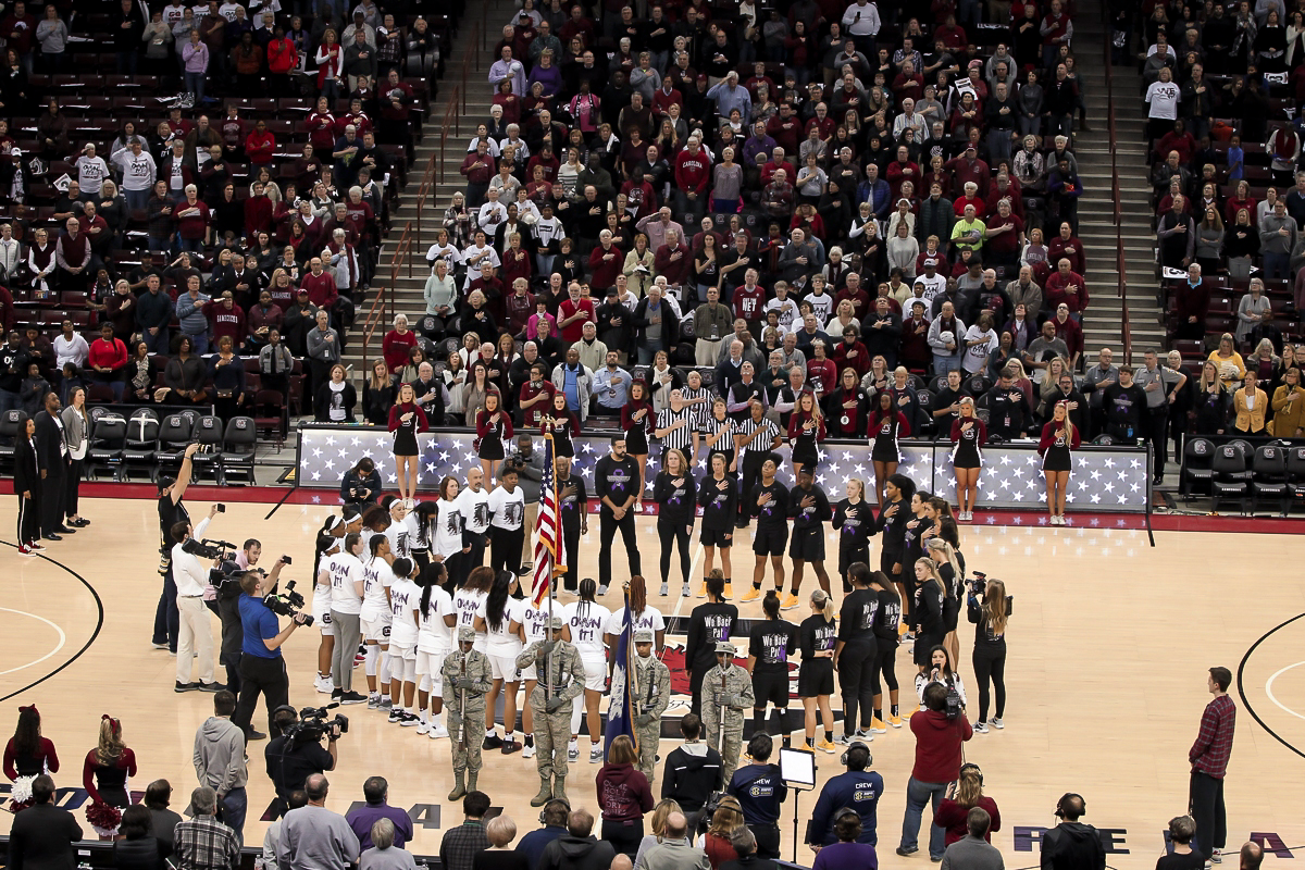 National Anthem vs. Missouri, 1/22/19