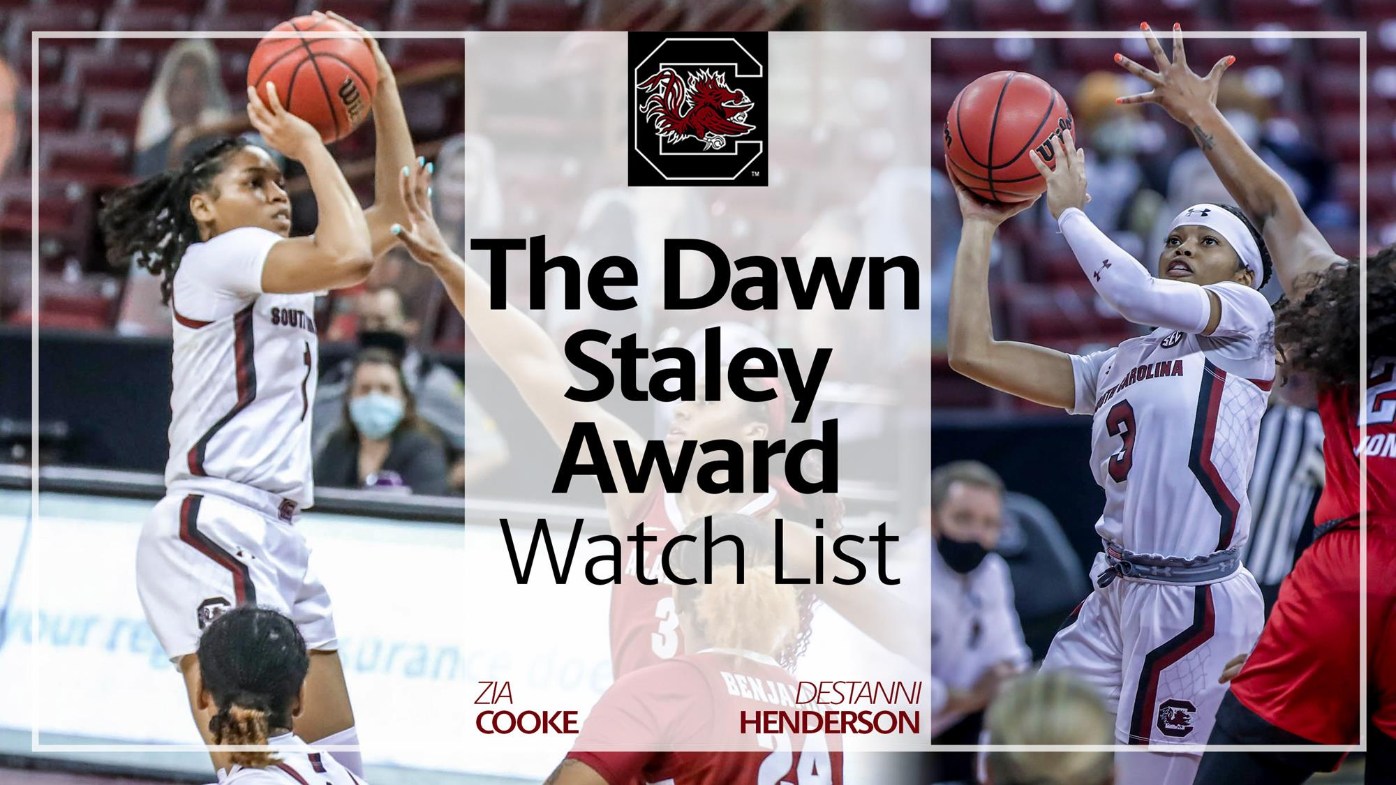 Cooke, Henderson Named to The Dawn Staley Award Watch List