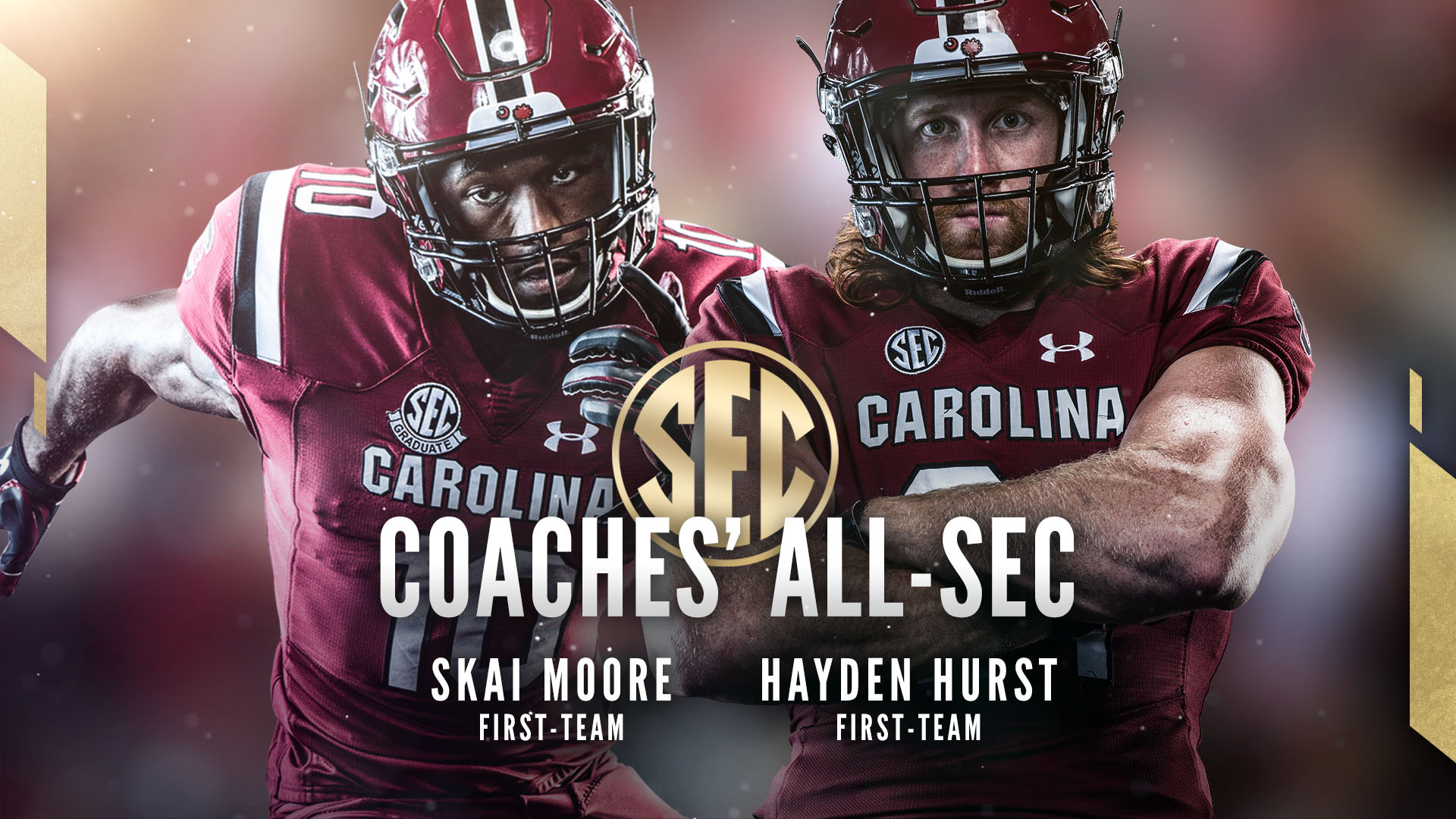 Coaches Select Moore and Hurst to All-SEC First Team