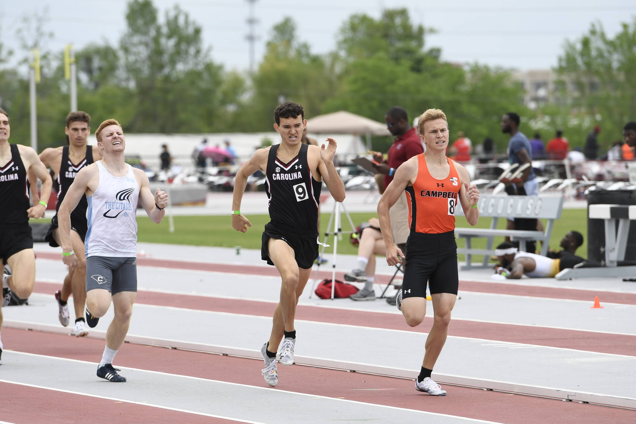 Blake Newcomb in action at the 2019 Gamecock Invitational | April 13, 2019 | Photo by Allen Sharpe