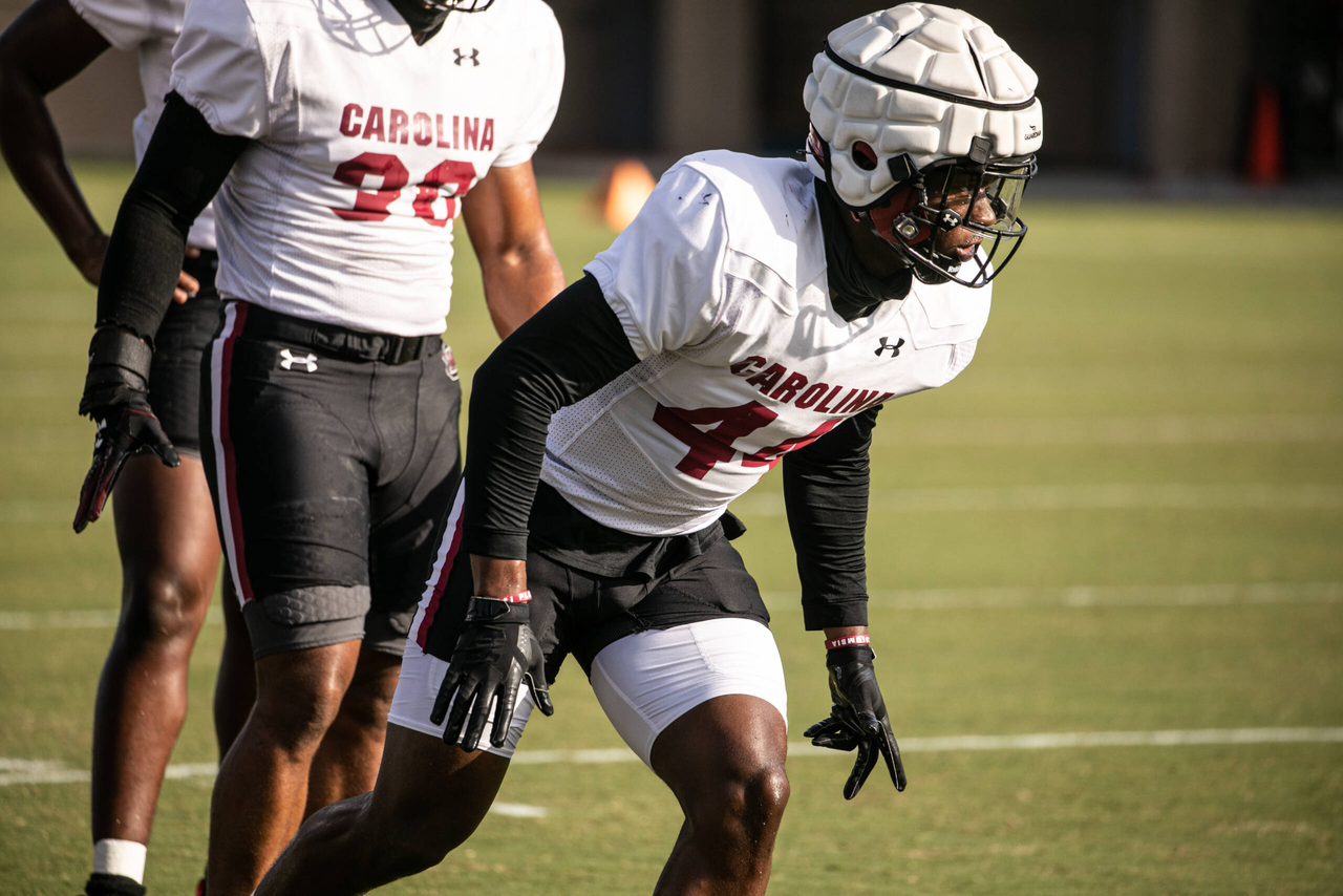 Sherrod Greene (44) | Thursday, Aug. 27, 2020 | Ken & Cyndi Long Football Operations Center | Columbia, S.C. | Photos by South Carolina Athletics