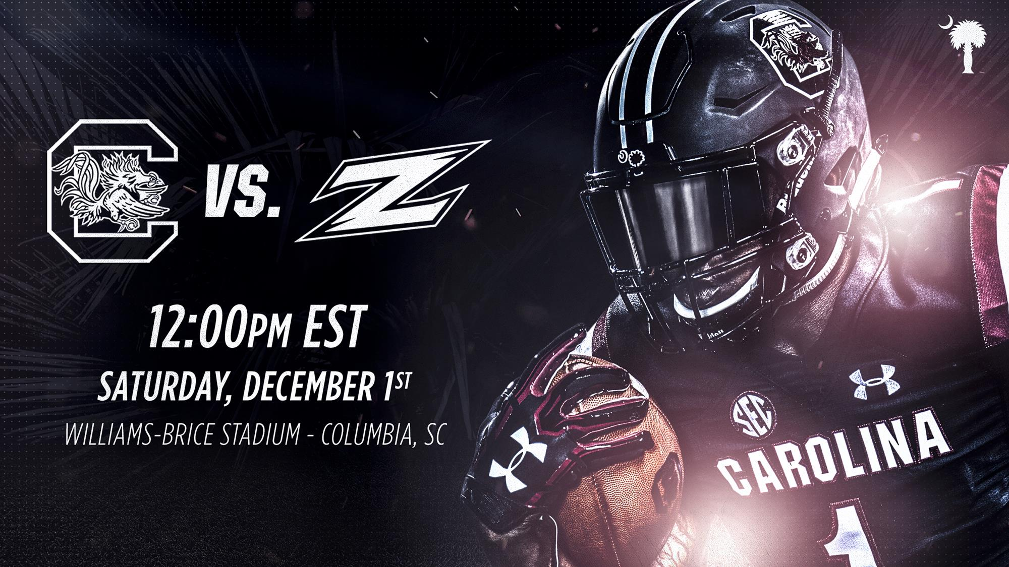 Gamecocks To Host Akron on Dec. 1 at Williams-Brice Stadium