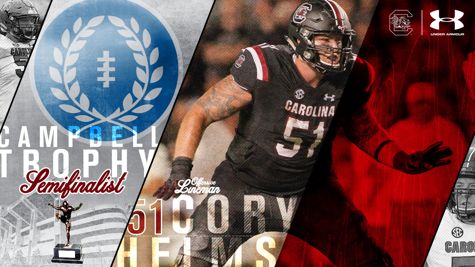 Cory Helms Named Semifinalist for Campbell Trophy