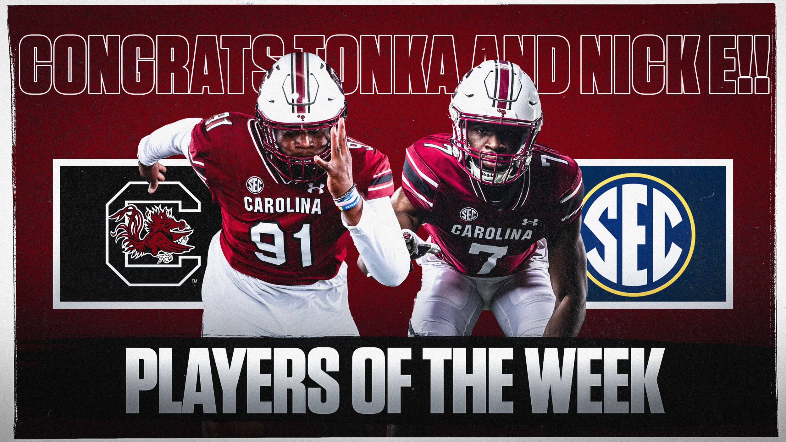 Emmanwori and Hemingway Recognized as SEC Players of the Week