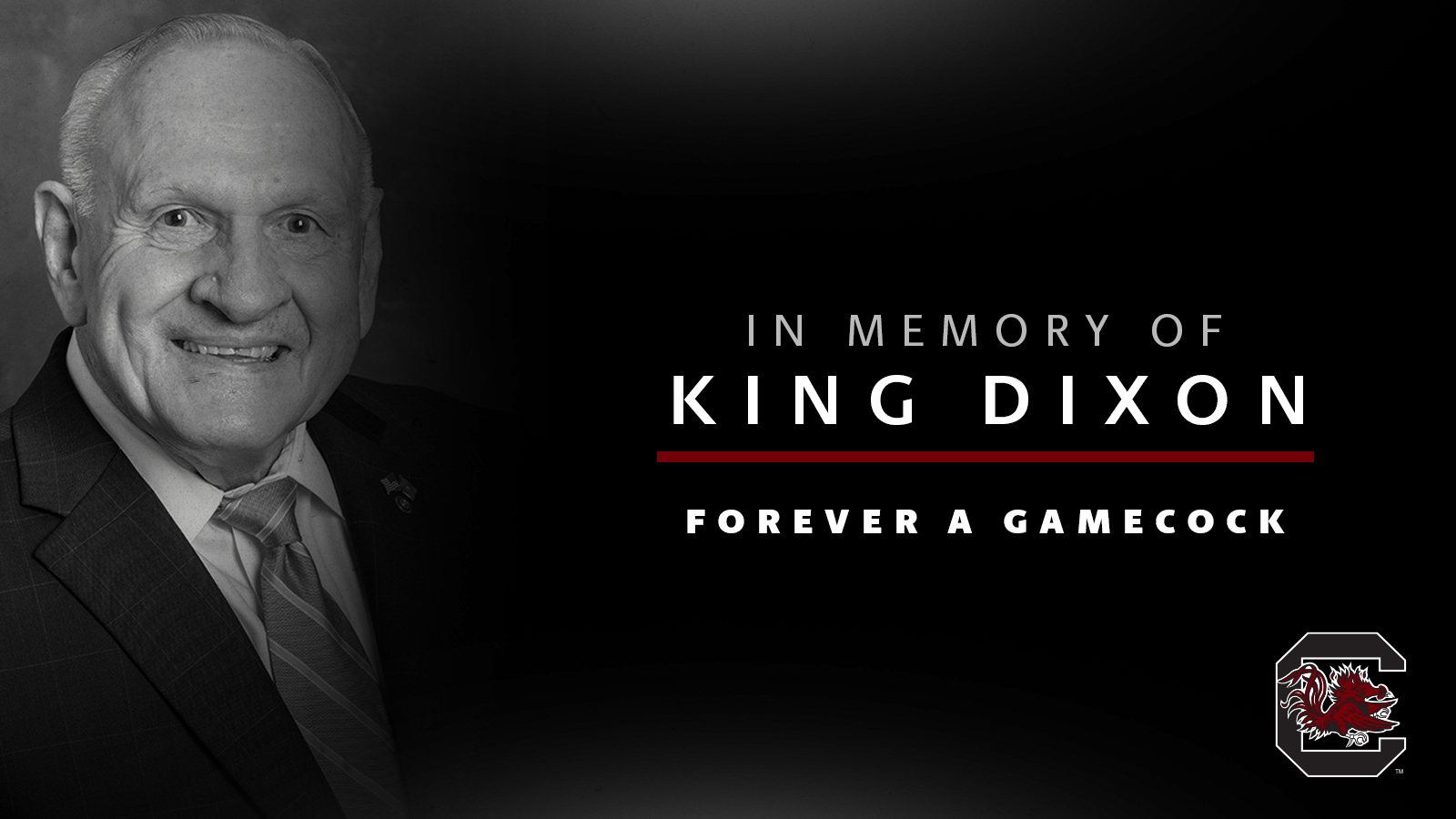 The Gamecocks mourn the passing of King Dixon