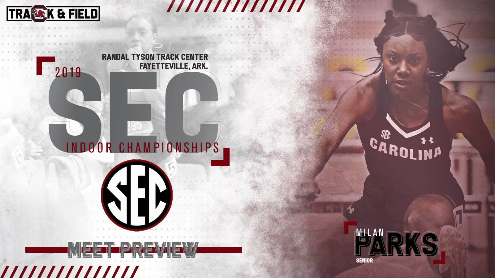Gamecocks Travel to Fayetteville for SEC Indoor Championships