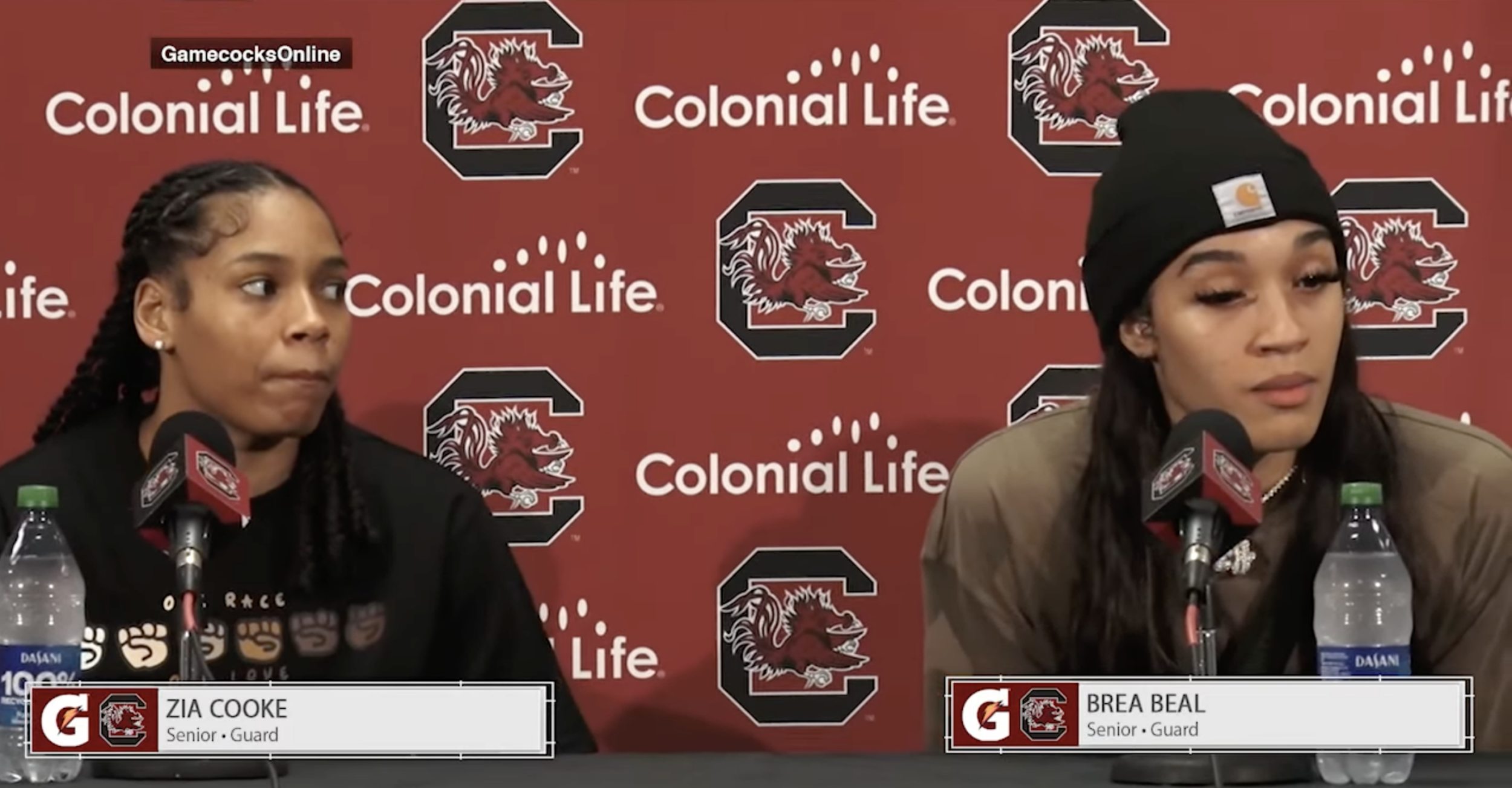 PostGame News Conference: (Florida) - Zia Cooke and Brea Beal