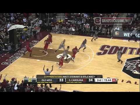 Highlights: South Carolina Men's Basketball vs. Ole Miss - 2013