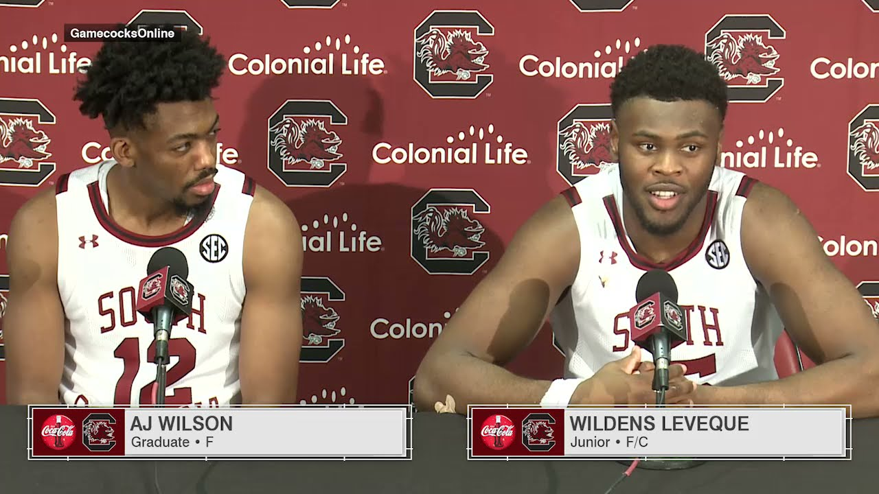 POSTGAME: AJ Wilson, Wildens Leveque on Georgetown — 12/5/21