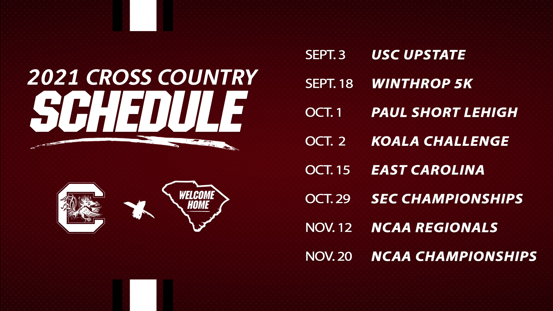 Carolina Cross Country Unveils 2021 Schedule University of South