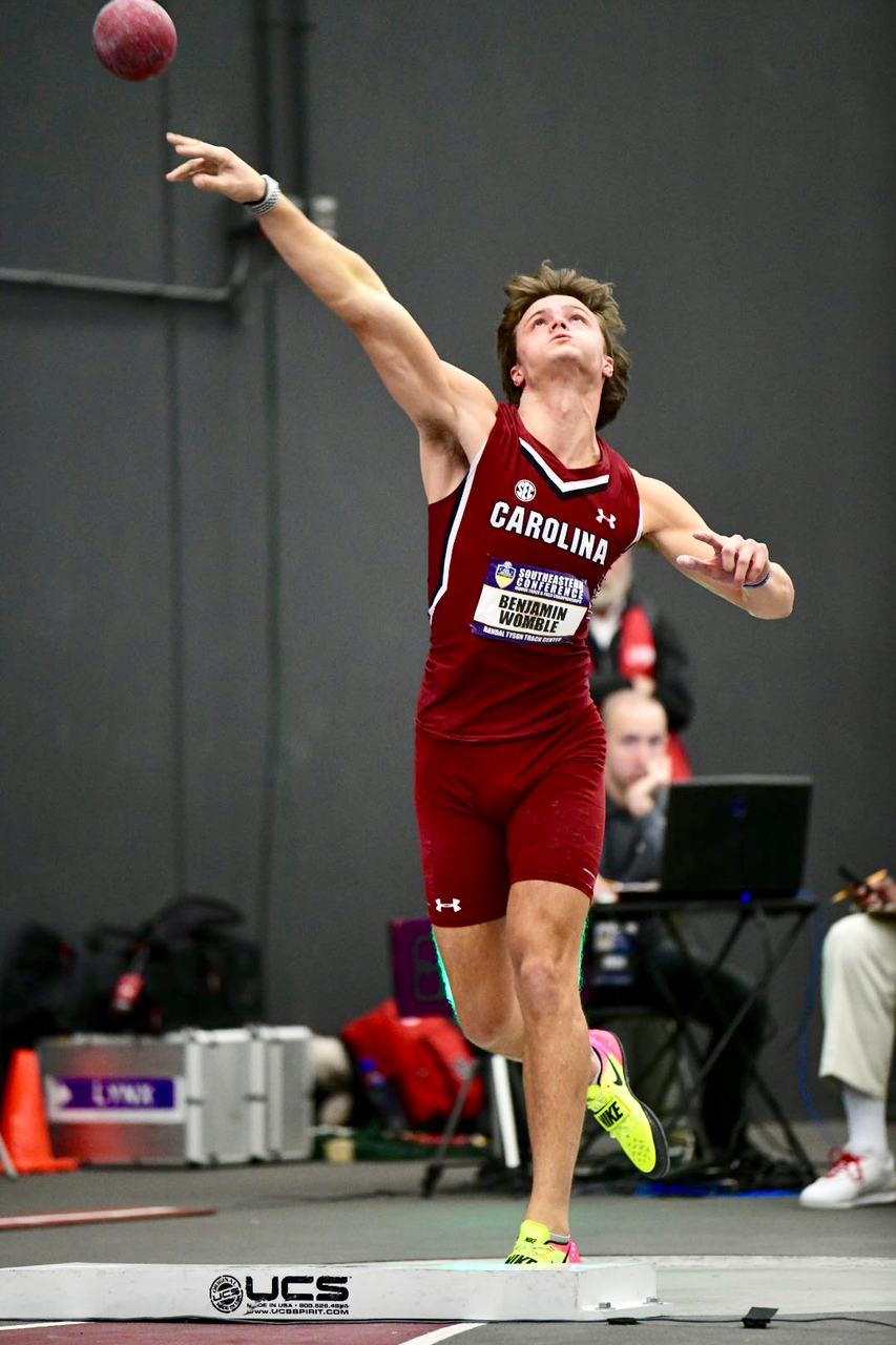 Benjamin Womble in action at the SEC Championships | Feb. 22-23 | Photo by Gunnar Rathbun