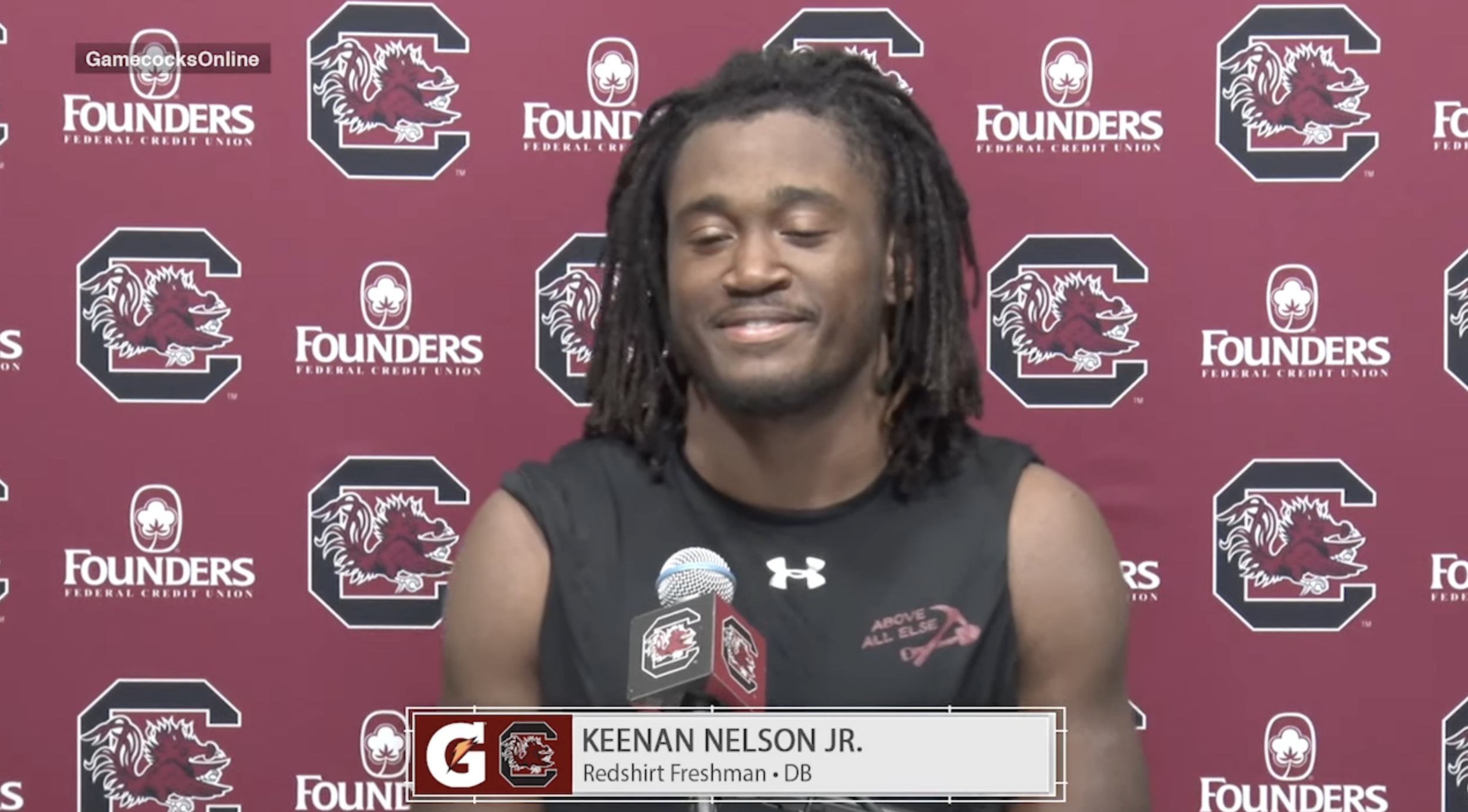 Football: Keenan Nelson Jr. News Conference