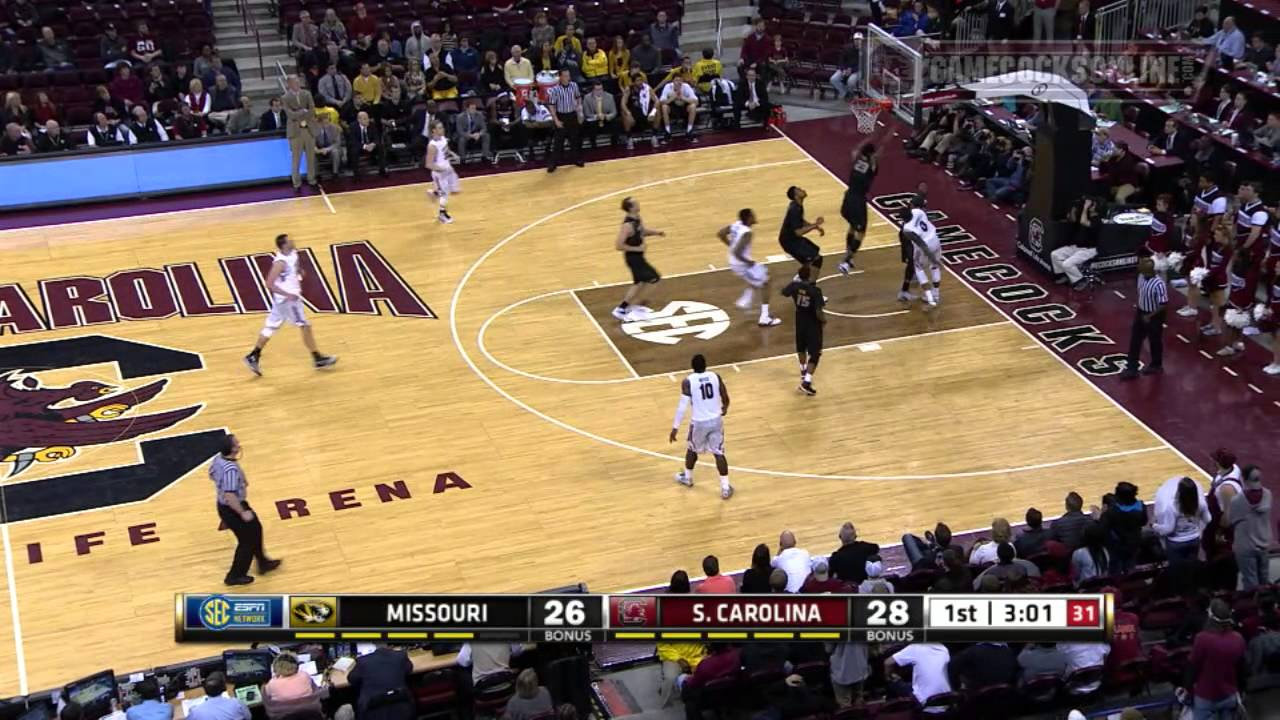 Highlights: South Carolina Men's Basketball Defeats Missouri, 65-60