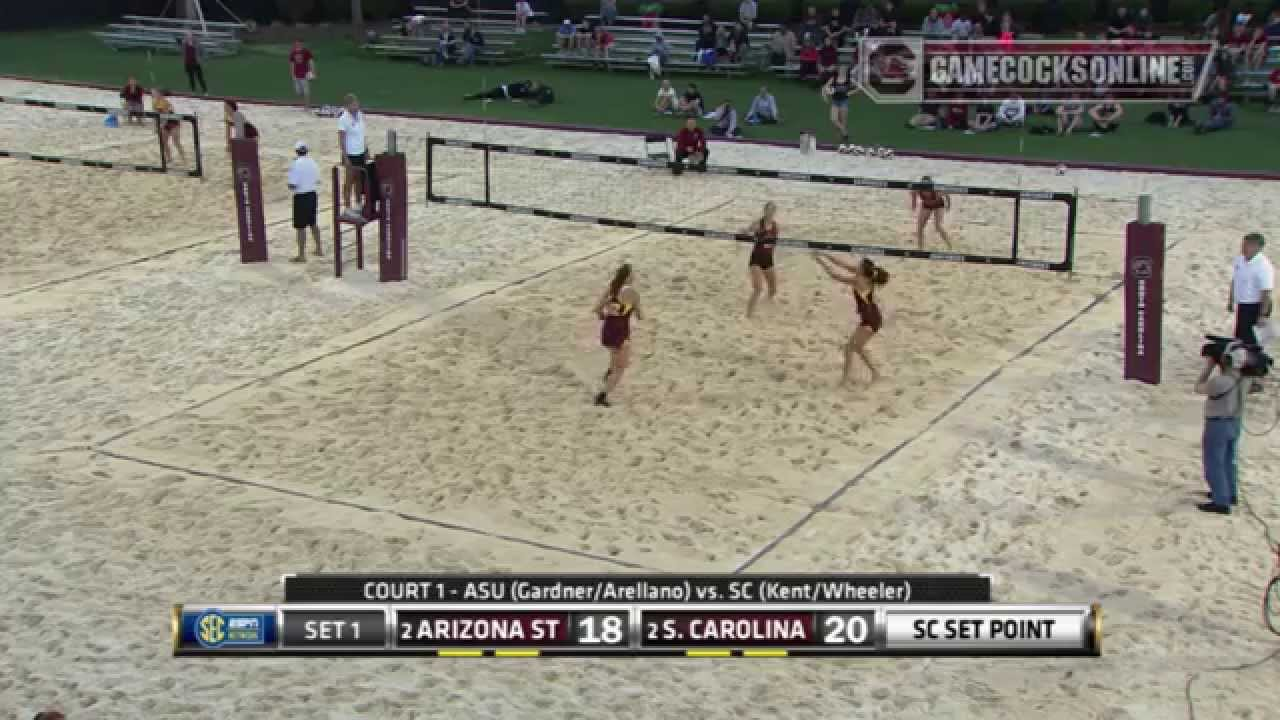 South Carolina Sand Volleyball Defeats Arizona State 4-1