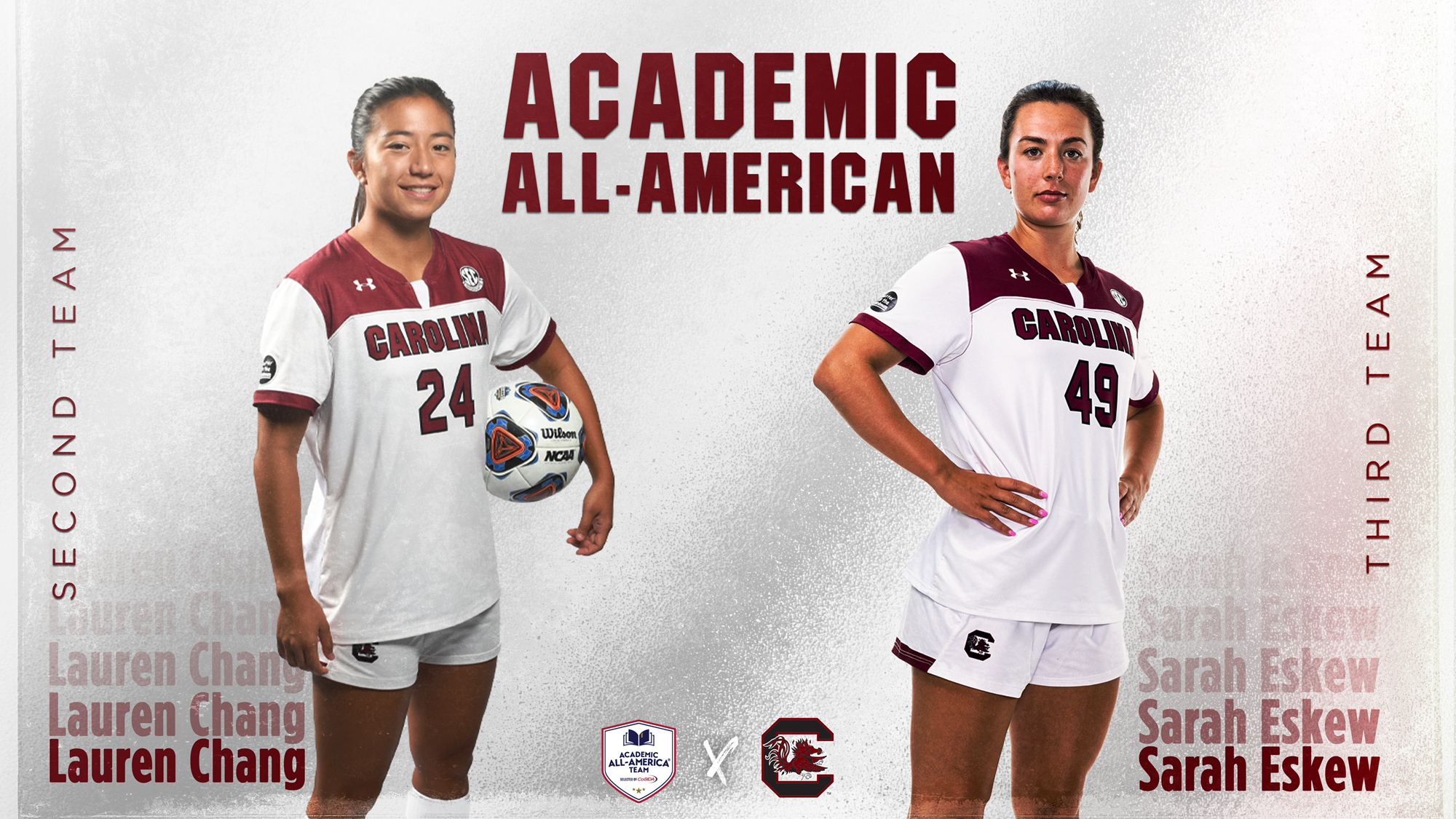 Chang and Eskew Named to CoSIDA Academic All-America® Team