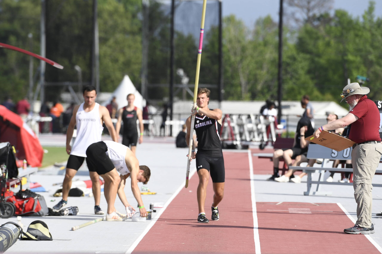 Benjamin Womble in action at the 2019 Gamecock Invitational | April 13, 2019 | Photo by Allen Sharpe