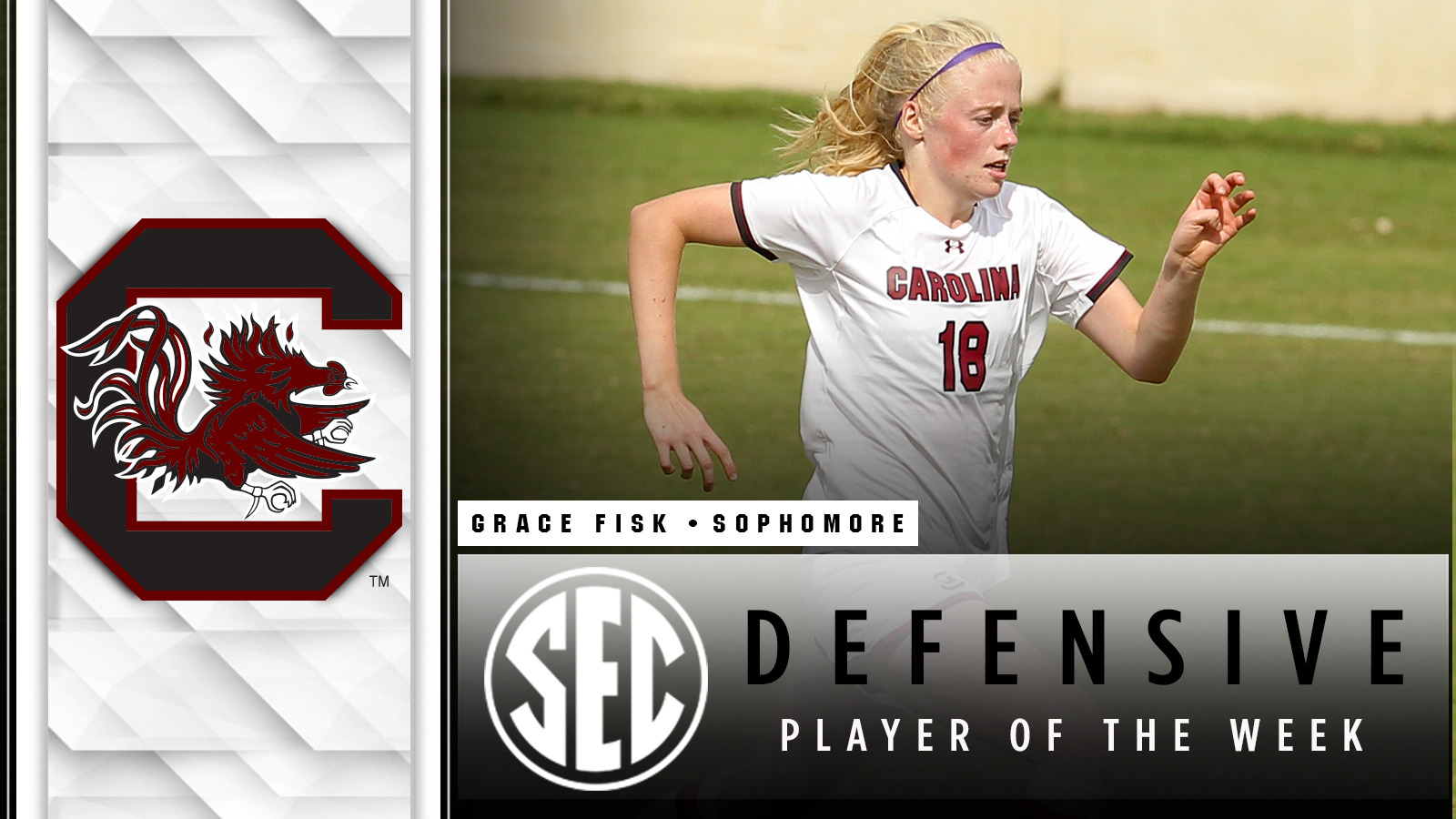 Grace Fisk Selected As SEC Defensive Player Of The Week
